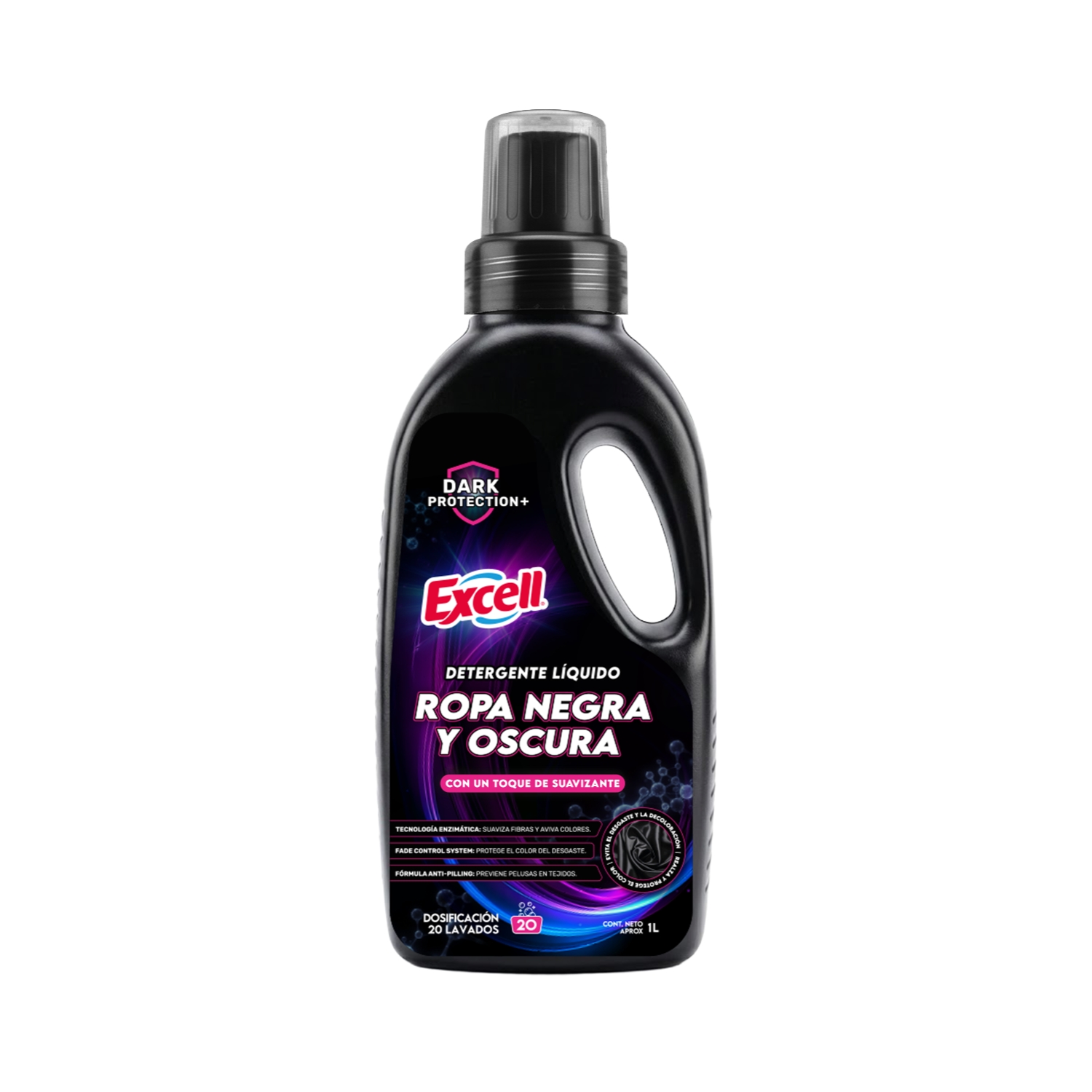 DETERGENTE LÍQUIDO ROPA NEGRA Y OSCURA