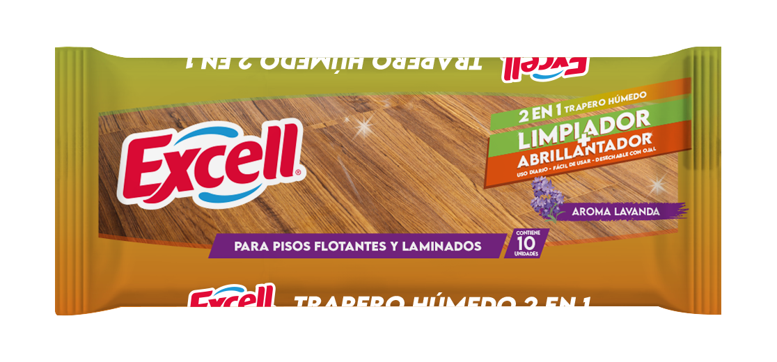 TRAPERO 2 en 1 LIMPIADOR + ABRILLANTADOR-10 unidades